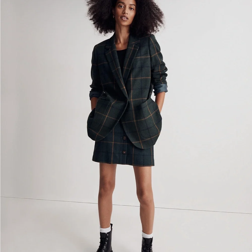 Madewell Larsen Blazer in Windowpane - Picture 8 of 8